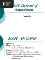 SONY-The Sound of Entertainment: Presented by