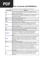 Certification Abbreviations