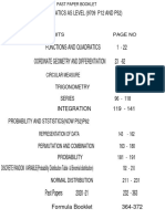 As Level - Maths - Past Paper Booklet - 2022-23