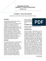 Informe-Leyes de Kirchhoff