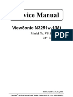 Service Manual: Viewsonic N3251W-1 (M)