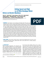 Impact of High Switching Speed and High Switching Frequency of Wide-Bandgap Motor Drives On Electric Machines