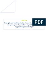 Conception Et Implémentation D'un Système de Détection Des Ravageurs Pour L'agriculture de Précision Basée Sur L'apprentissage Automatique