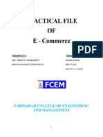 Aashika E-Commerce Computer Practical