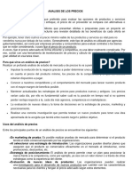 Semana 5 Analisis de Precio