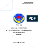 2023-2024 Upper-Intermediate Module 4 Material Pack Ss