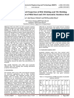 A Study of Mechanical Properties of MIG