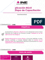 Aplicación Segunda Etapa de Capacitación