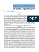 Typhoid Fever and Associated Factors Among Patients Attending Kyabugimbi Health Center IV Bushenyi District, in Western Uganda