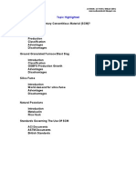 Supplementary Cementitious Material