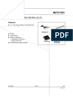 1 Mbit (128 Kbit X 8) UV EPROM and OTP EPROM: Features