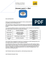 Answers For Activity Pack 5-7 Years - Right Diet