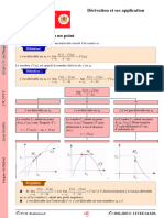 Derivation Et Etude Des Fonctions Resume de Cours 4