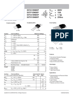 Polarhv Hiperfet Power Mosfet Ixfa10N80P Ixfp10N80P Ixfq10N80P Ixfh10N80P V 800V I 10A 1.1 T 250Ns