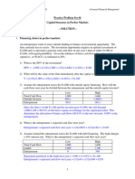 Capital Structure in Perfect Markets