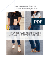 Cómo Usar Zapatos Con Jeans en Diferentes Cortes