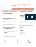 Lista de Exercicios 32 Permutacao