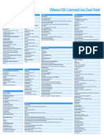 Vmware Esxi Command Line Cheat Sheet v1 1 Printable