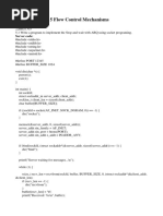 Client Server Flow Control