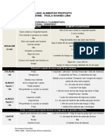 Plano Alimentar - Paula Soares