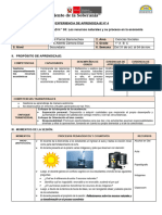 EXPERIENCIA DE APRENDIZAJE 05 SEMANA 001 - 1° AÑO RECURSOS NATURALES Y LA ECONOMIA LV BIMESTRE