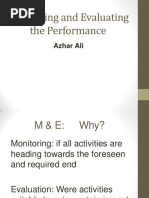 Monitoring and Evaluating The Performance