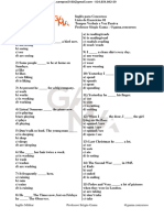 Lista 1 - Tempos Verbais e Passiva