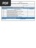 Checklist Travaquedas Retratil