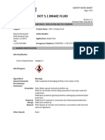 DOT 5.1 Brake Fluid SDS