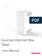 User Manual Sunrise Internet Box Fiber