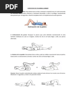 Ejercicios Columna Lumbar