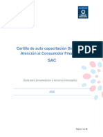 Cartilla Autocapacitación SAC - Proveedores - 2022