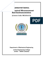 MM&I Laboratory Manual