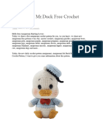 Amigurumi MR Duck