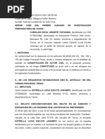 Solicito Constitución en Actor Civil