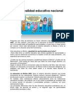 Tema 8 Realidad Educativa Nacional