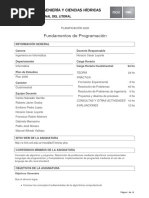 Planificación Fundamentos de Programación 2020 Ing. en Informática