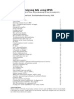 Analysing Data Using Spss