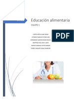 Educación Alimenticia