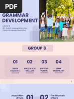 Group 8 - Grammar Developmnent