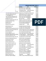 Directory of Members (5) Machine Tools