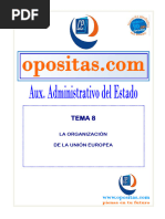 TEMA 8 ORGANIZACION UNION EUROPEA (47 Pags)