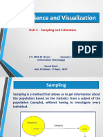 Sem 6 - DSV - Unit 4 - Sampling and Estimation