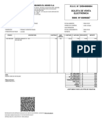 Inversiones El Nissei S.A: R.U.C. #20504980694 Boleta de Venta Electrónica B006 #00096687