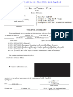 Clay Norris Federal Criminal Complaint