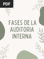 Grupo 9. Fases de La Auditoria Interna