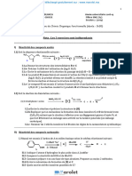 Examen Corrige Chimie Organique Fonctionnelle-Session Rattrapage SMC5 S5 2018 2019