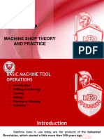 Basic Machine Tool Operations