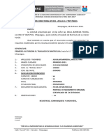 Resolucion Directoral Traslado Secundaria