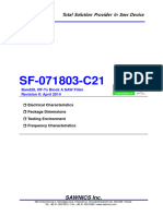 SF-071803-C21 Data Sheet